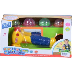 Armtoys БЕБЕШКА МУЗИКАЛНА ИГРАЧКА С ТОПКИ И ЧУК В КУТИЯ