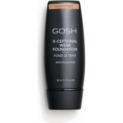 Gosh Copenhagen X-ceptional Wear Make-up Tekutý make-up 19 Chestnut 35 ml