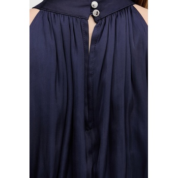 Morgan Рокля Morgan в жълто дълга разкроена RAMAGE (RAMAGE)