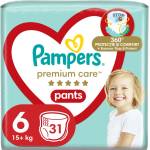 Pampers Premium Care Pants Size 6 еднократни пелени гащички 13 - 19 kg 31 бр