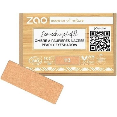 Zao Oci Eyeshadow-Primer Perleťová náplň do očních stínů 113 Coppered Gold 1,3 g