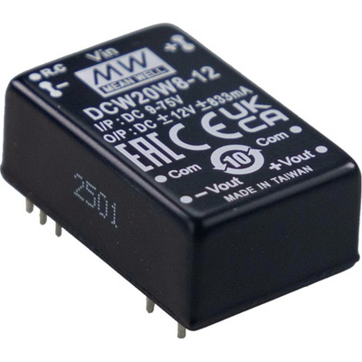 MEAN WELL SCW20W8-03 DC / DC menič napätia 24 V 3.3 V 4.000 A 20 W