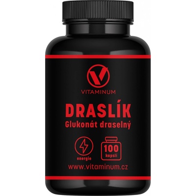 Vitaminum DRASLÍK Glukonát draselný 100 kapslí
