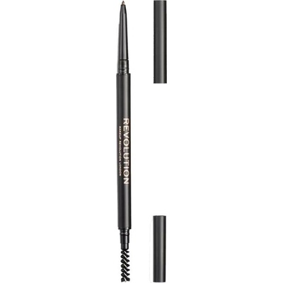 Makeup Revolution Precise Brow Pencil precizní tužka na obočí s kartáčkem Light Brown 0,05 g