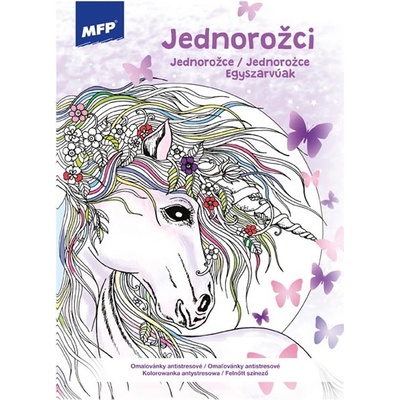 MFP 5301078 Omaľovánky A4 antistresové Jednorožce 3