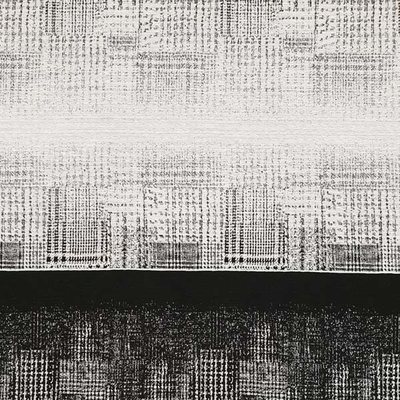 Kabátovina 17411, bielo-čierne šrafovanie, š.155