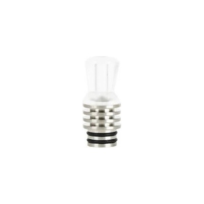 Reewape Drip tip 510 Straight Concave 25mm RS338 Průhledná