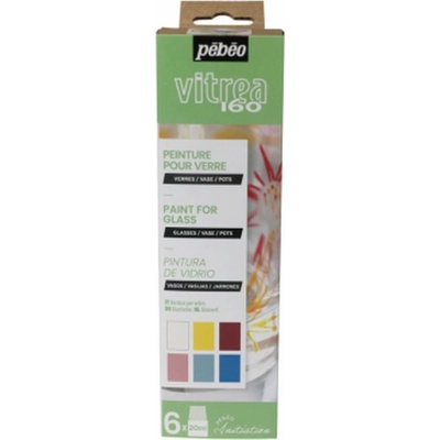 Vitrea Sada barev na sklo 6 x 20ml – Hledejceny.cz
