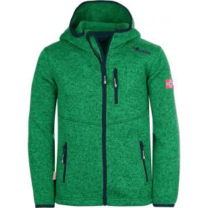 TROLLKIDS Детско поларено яке Trollkids Kid's Jondalen Jacket XT Fleece jacket - Pepper Green / Navy - размер 98 (EU) (703-2541-0612)