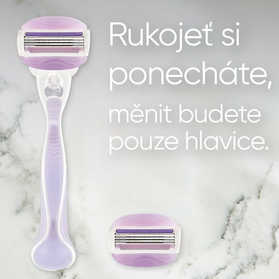 Gillette Venus ComfortGlide Breeze + 4 ks hlavic