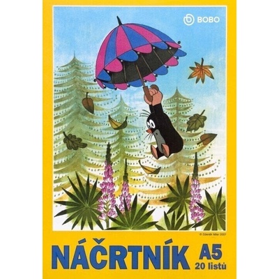Bobo Krtek A5 100 g Skicár