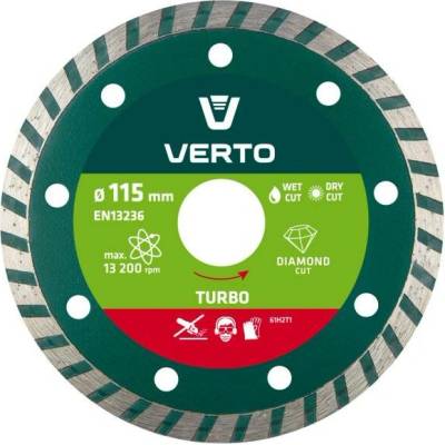 Verto Kotouč diamantový 115 x 22 mm 61H2t1