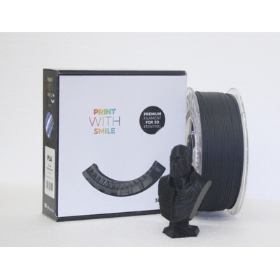 Print With Smile PLA Black 1,75 mm 1kg PWS