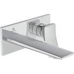 Ideal Standard Вграден смесител за мивка Ideal Standard Atelier Conca 180, гланциран хром, без скрито тяло (A7371AA)