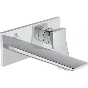 Ideal Standard Вграден смесител за мивка Ideal Standard Atelier Conca 180, гланциран хром, без скрито тяло (A7371AA)