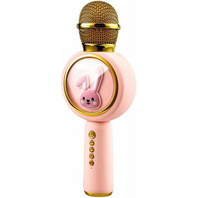 MG Bunny Bluetooth Karaoke mikrofon růžový