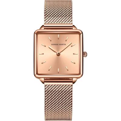 Hannah Martin Часовник Hannah Martin - Златна / Розова / Тип2 KP14352 (14352)