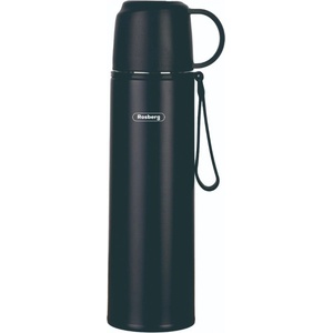 Rosberg Термос Rosberg R52010F, 500 мл, Капак чаша, Неръждаема стомана, Черен (R52010F black)