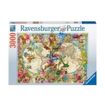 Ravensburger World Map of Flora and Fauna puzzle 3000pcs