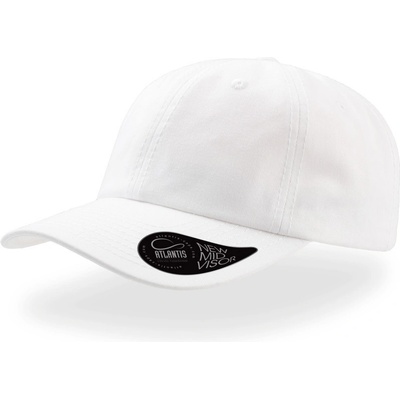 Atlantis Headwear Dad Hat 6 panelová baseballová COT33403000199 white Bílá