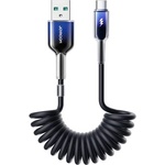 JOYROOM Кабел за данни JOYROOM CRYSTAL-CLEAR USB - Type-C, 150 см, ЧЕРЕН S-A43_USB_C (S-A43_USB_C)