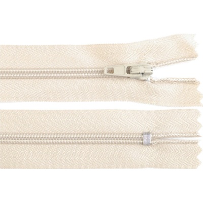 Spirálový zip No 3 délka 18 cm autolock Varianta: 306 béžová nejsv., Balení: 1 ks