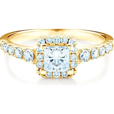 Savicki Zásnubný prsteň žlté zlato diamant 5093 Z