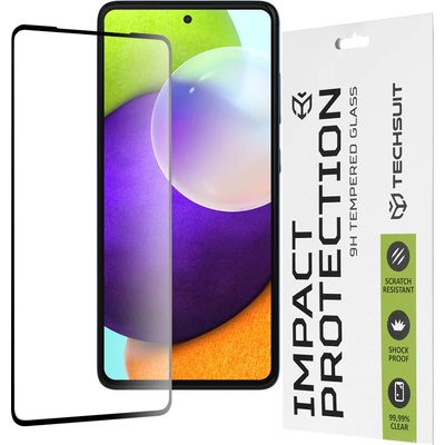 Techsuit Протектор за Samsung Galaxy A52 4G / A52 5G / A52s 5G - 111D Full Cover / Full Glue Glass - Черен