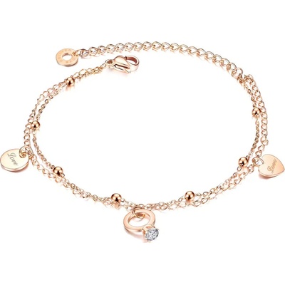 Mabell Náramek na nohu z chirurgické oceli BASTET CZ221GZ098-BC45 – Zbozi.Blesk.cz