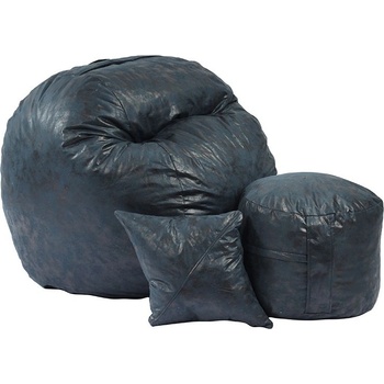 Image 1 of PUFRELAX Комплект, Барбарон с табуретка за крака и декоративна възглавница, 500л. Matusalem, Before Dawn, Перящ се калъф, Подходящ за деца, Пълнеж с микс от мемори пяна и дунапрен, Гама Premium, 8435 (PUF-M-MOP-PT-BED)