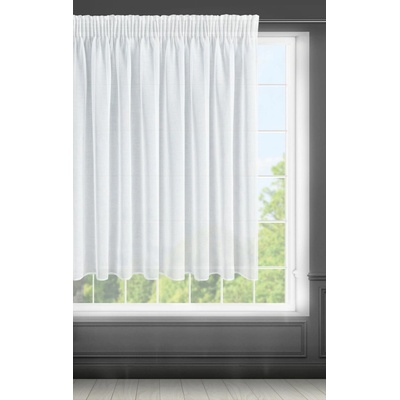 ZÁCLONA NA PÁSKE 350X150 CM BIELA