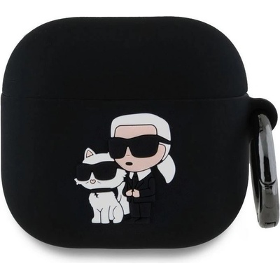 Karl Lagerfeld 3D Logo NFT Karl and Choupette Silikonové Pouzdro pro AirPods 4 KLA4RUNKC – Zboží Živě