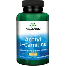 Swanson Acetyl L-Carnitine 500 mg 100 kapsúl