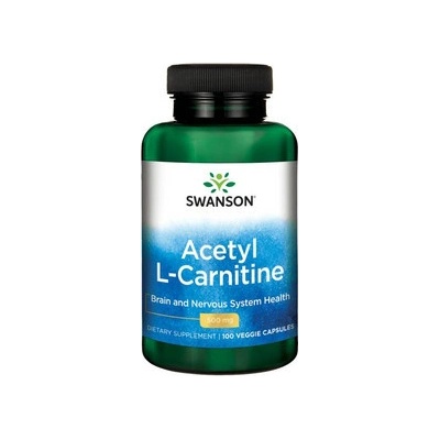 Swanson Acetyl L-Carnitine 500 mg 100 kapsúl