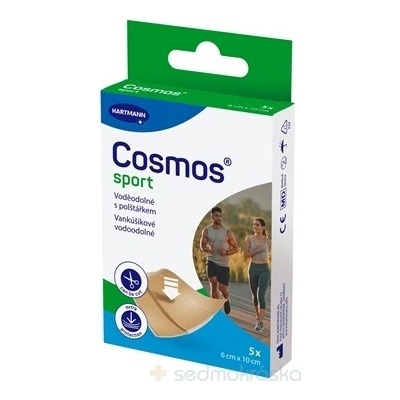 Cosmos Sport vodeodolná náplasť na rany 5 ks