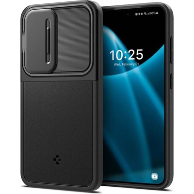 Spigen Гръб Spigen Optik Armor за Samsung Galaxy S24 - Черен