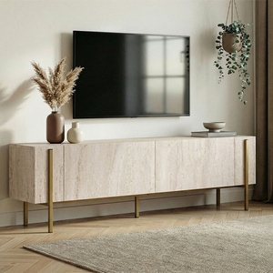 TopMebel ТВ шкаф Nexus TopMebel от меламин в травертин - златист цвят 180x30x45.5cm