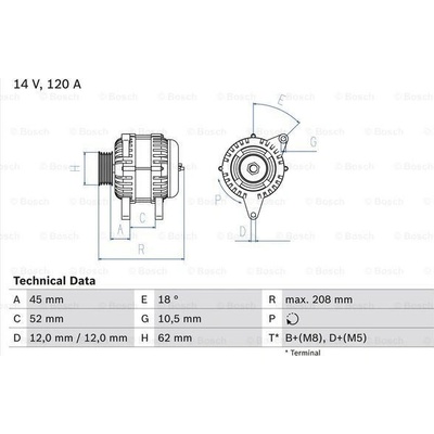 Alternátor BOSCH 0 986 049 400
