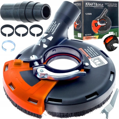 Kraft&Dele KD1975 Protiprachový odsávací kryt na uhlovú brúsku 125mm
