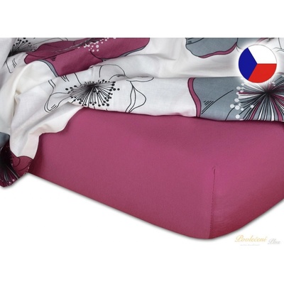 Dadka Jersey prostěradlo ostružinové 90x220x20
