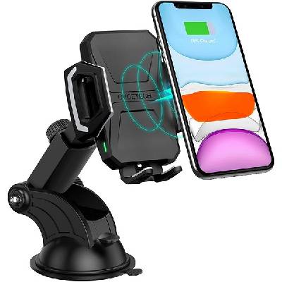 Choetech 15 W Car Holder Wireless Fast Charger Black T521-F