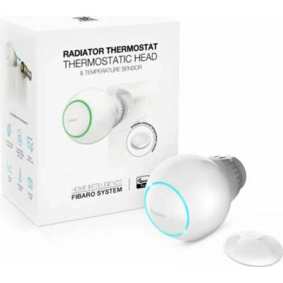 FIBARO The Heat Controller Starter Pack - termostatická hlavica s teplotným senzorom