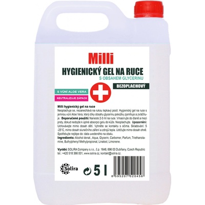 Milli hygienický gel 5 l