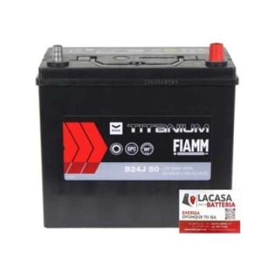 Fiamm Black Titanium 12V 50Ah 400A B24J 50