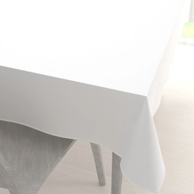 Biante Veľký obdĺžnikový obrus Rongo RG-102 Biely 180x220 cm