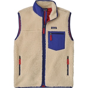 Patagonia Мъжки поларен елек Patagonia Classic Retro-X Vest Fleece vest - Dark Natural / Cobalt Blue - размер XXL (032-1577-0916)