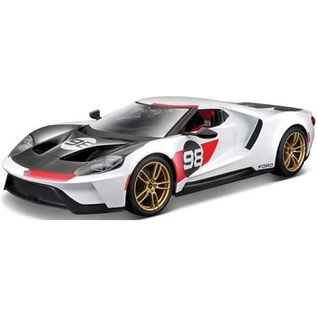 Maisto - 2021 Ford GT Heritage, бял, 1: 18