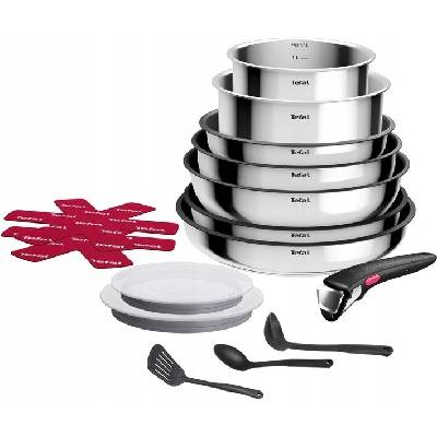 Tefal Sada pánví nerezová ocel s odnímatelnou rukojetí 11 dílů