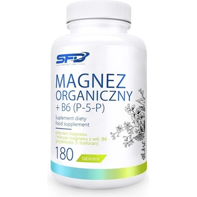 SFD Nutrition Organický Horčík + B6 P-5-P 180 tabliet