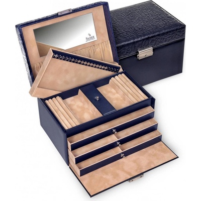 Sacher Julia Leather ornamento modrá